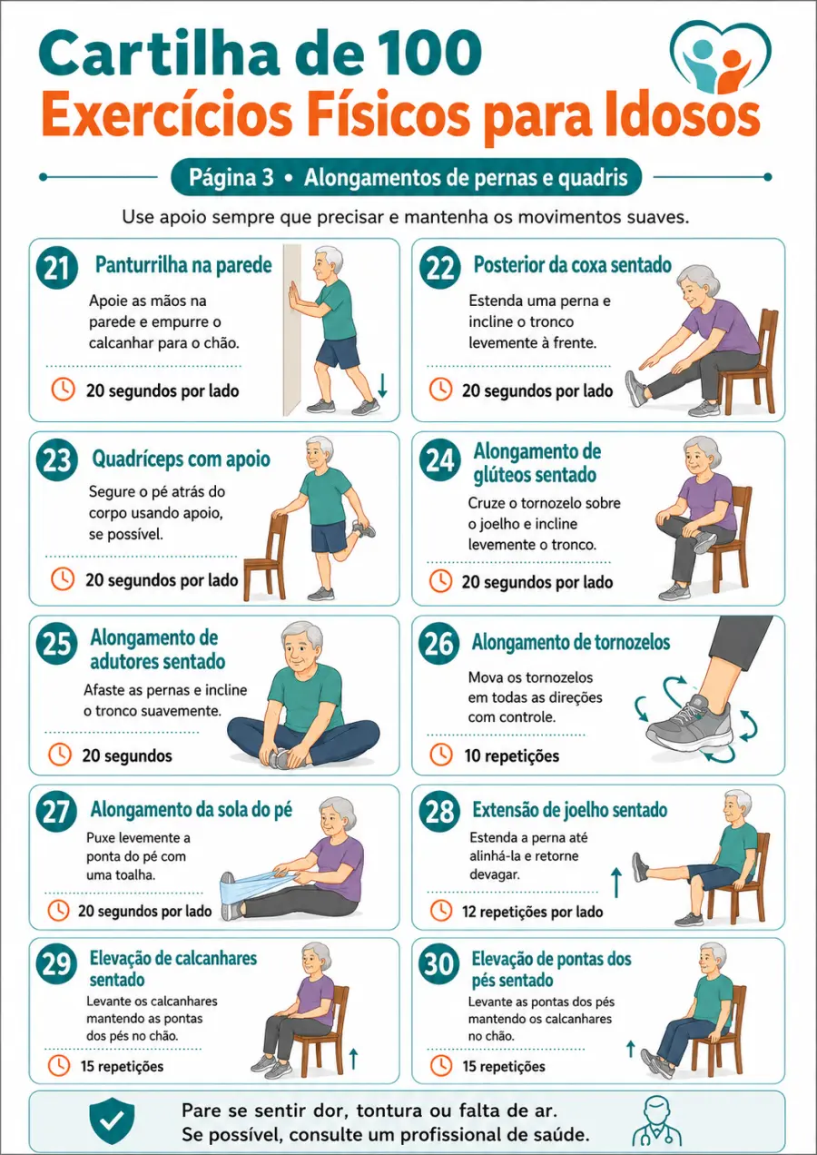 Exercícios s/ Equipamentos